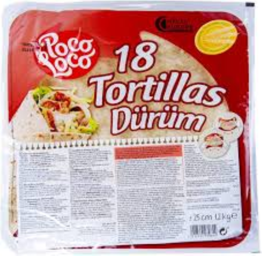 POCOLOCO FLOUR TORTILLAS 14X8PCS